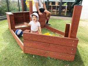 child playing wooden boat 300x225 - Childcare Riverstone | Early Learning | Daycare